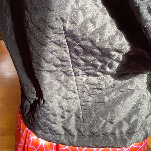 MONDI Jacket Cropped Quilted Black Vintage Size 40 - Picture 7 of 12